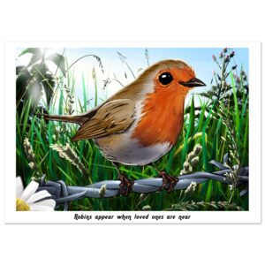 Robins Appear • Illustration Print